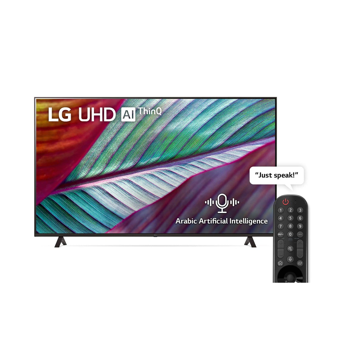 ال جي LG تلفزيون ذكي الترا اتش دي 75 بوصة بدقة 4 كي ، دقة 3840 × 2160 ، ثينكيو ، ويب او اس ، اتش دي ار 10 - 75UR78006LL   شاشة