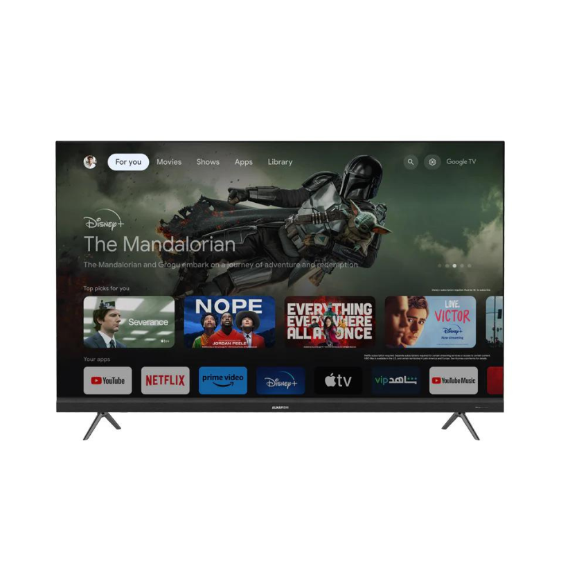 شاشة الحافظ 55 بوصة سمارت QLED 4K UHD Google TV